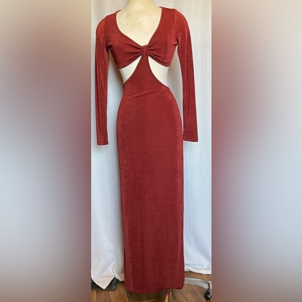 Mason Baker side cut out maxi dress - Picture 2 of 5